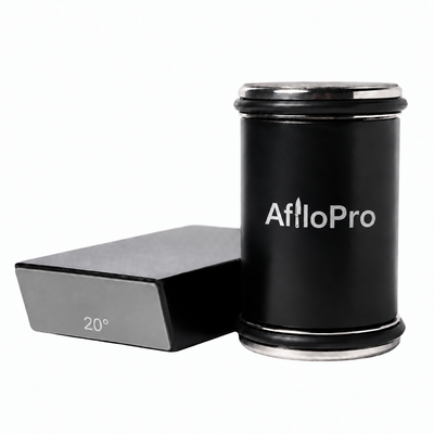 Afilador de cuchillos rodante AfiloPro en color negro con guía de 20 grados