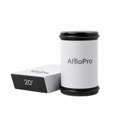 Afilador de cuchillos rodante AfiloPro en color blanco con guía de 20 grados